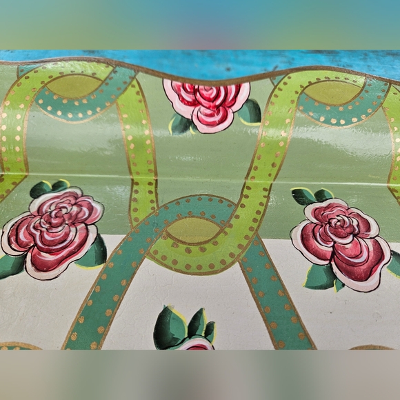 Mackenzie Childs Really Rosy Tray - Picture 2 of 10